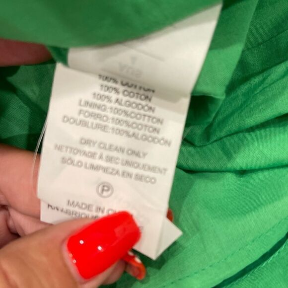 Nicholas Baylee Cut-Out Pockets Midi Dress in Green Emerald .Size 0 - Picture 8 of 15